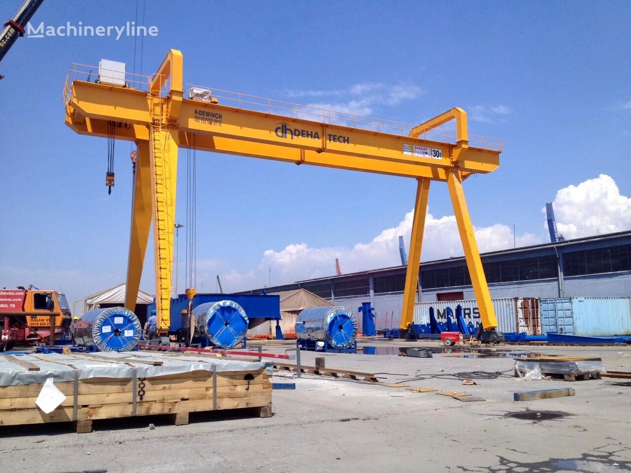 cẩu giàn Dewinch 50 TONS GANTRY CRANE BRAND NEW QUALITY DOUBLE BEAM GANTRY CRANE mới