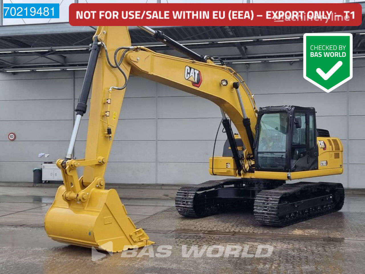 máy đào bánh xích Caterpillar 323 D 3 NEW UNUSED - HAMMER LINE mới