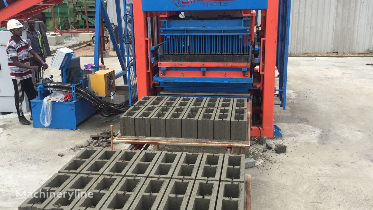 máy đúc khối bê tông Conmach BlockKing-36MS Concrete Block Making Machine -12.000 units/shift mới