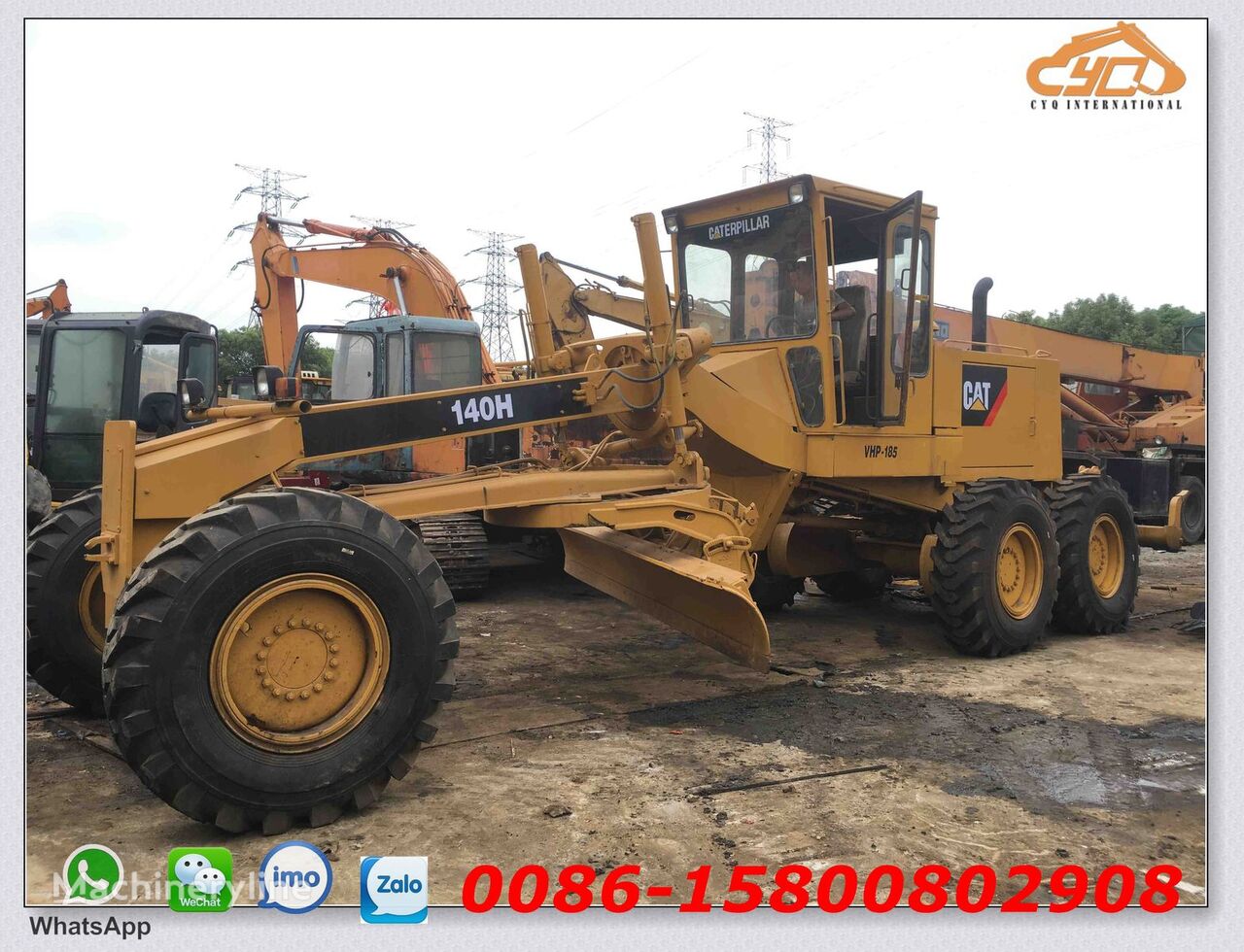 máy san đất Caterpillar 140H