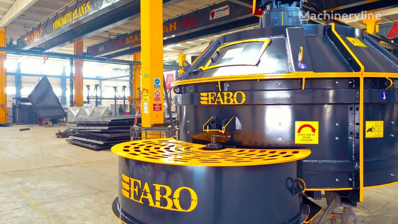 máy trộn bê tông FABO 2m3 PLANETARY MIXER | BEST QUALITY mới