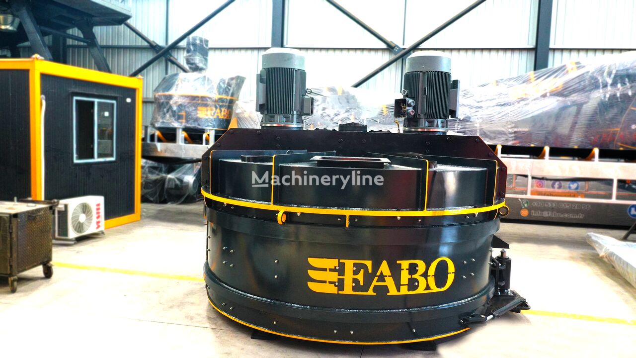 máy trộn bê tông FABO 2m3 PLANETARY MIXER | BEST QUALITY mới